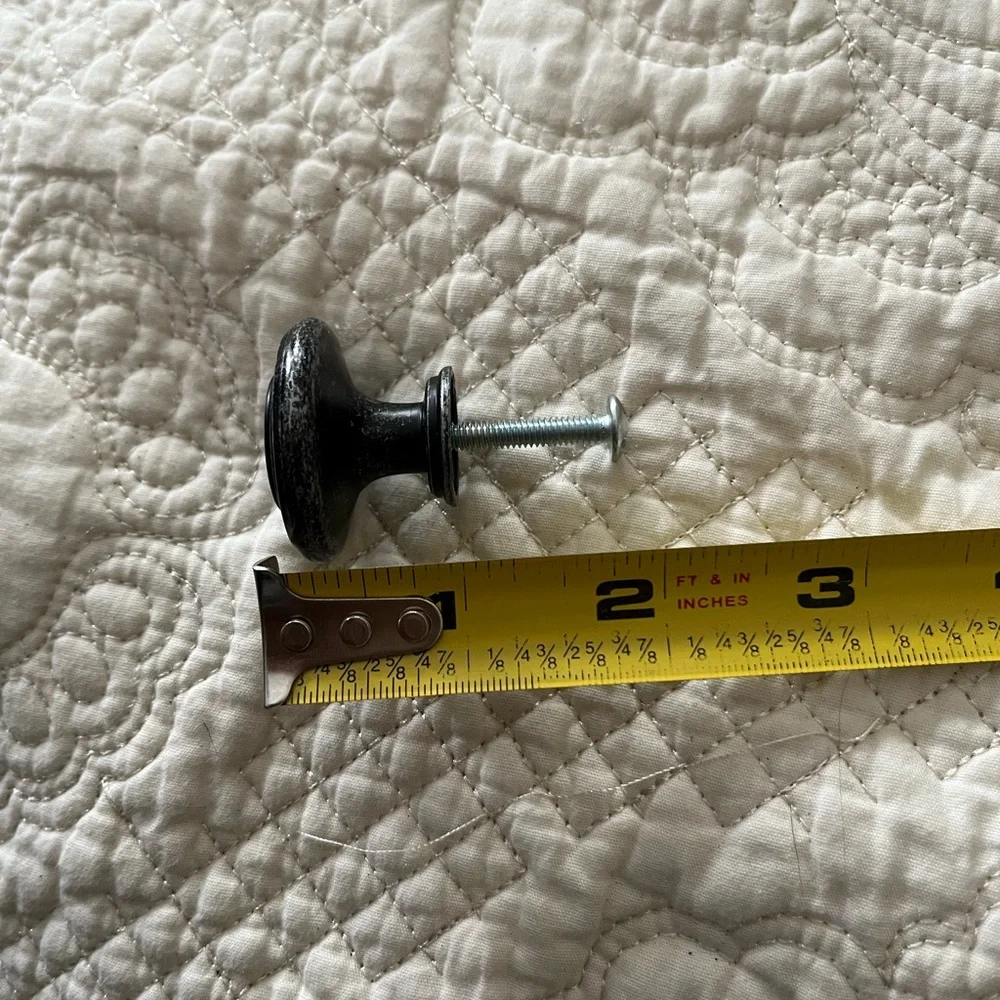 Dark pewter cabinet knobs - Picture 4 of 5